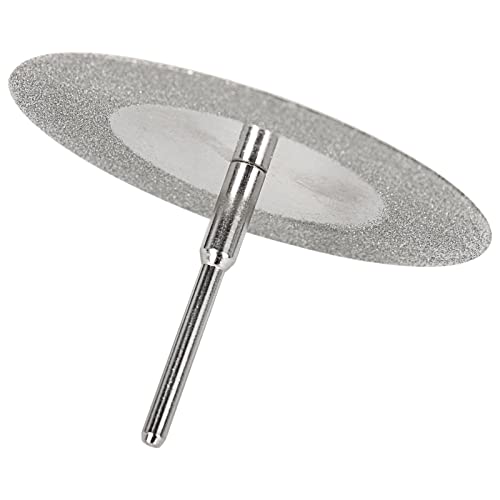 5Pcs 60Mm Diamond Coated Cutting Disc Cut Off Wheels With 5Pcs Mandrel 1/8'' Shank Stone Blade For Rotary Tool Cutting Polishing Glass Tiles Marble Plastic Jade (60Mm) #TOP4