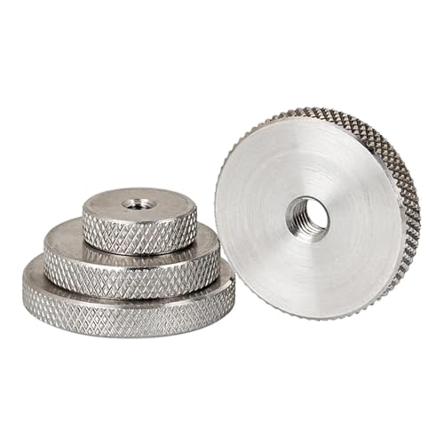 Écrou moleté plat M6 résistant à la rouille pour assemblages étroits sans outils - 6