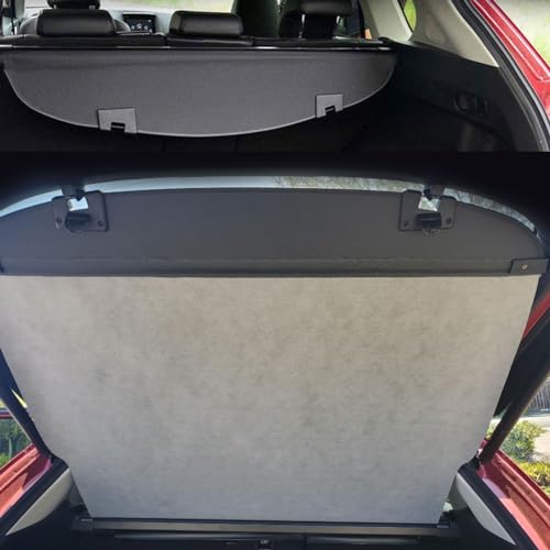 MarretooAuto Original Style Cargo Cover for Mazda CX-5 2017 2018 2019 2020 2021 2022 2023 with Rebounding plastic Trunk Cover
