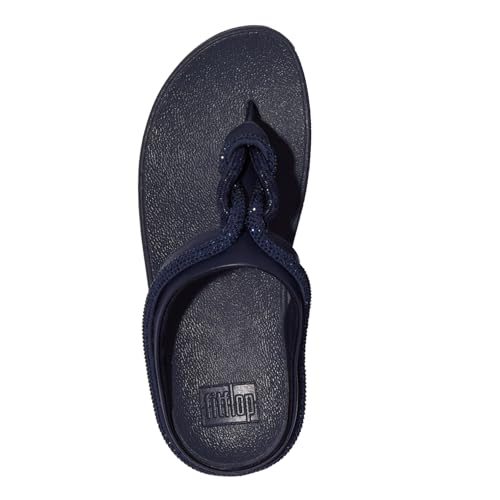 FitFlop Women's Crystal Cord Leather Toe Post Sandals Slide4