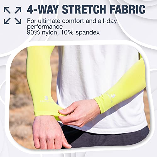 Image of SportsTrail Cooling Arm Sleeves for Men & Women - Breathable, UV Sun Protection, Sports Arm Sleeves for Women, Men & Youth