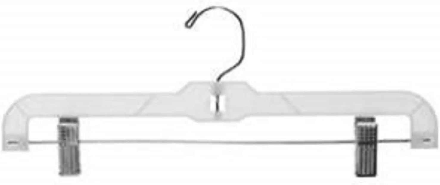 for 14 White Plastic Pant/Skirt Hanger Box of 100