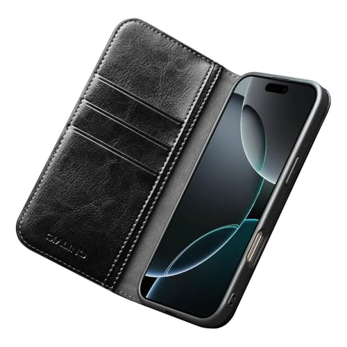 Image of Havilah for iPhone 17 Pro Max Case - Classic Genuine Leather Protective Phone Case (Black)