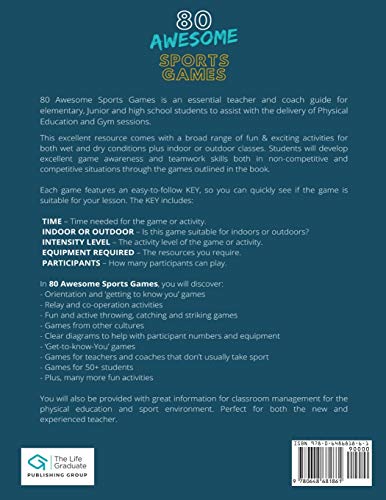 80 AWESOME SPORTS GAMES: The Epic Teacher Handbook of 80 Indoor & Outdoor Physical Education Games for Elementary and High School Kids - Image 2