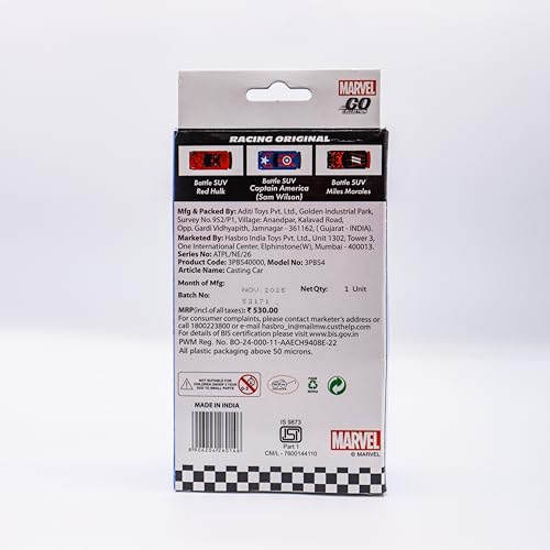 Image of Marvel Go Collection | Battle SUV | Hulk, Thor & Venom | 3-Pack | 1:64 Diecast Toy Vehicles | Ages 3 and Up | Collect Them All