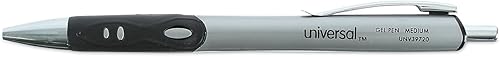 Miniatura 3 de Universal 39710 Bolígrafo de gel retráctil, tinta negra, tamaño mediano, docena