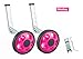 MOSHAY Noctilucent Training Wheels for 14 16 18 20Inch (rose)