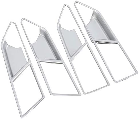 Oubolun Inner Door Handle Door Bowl Cover for Volkswagen VW Atlas Teramont 2017-2019 Car Accessory ABS Plastic Protector Decoration (Pack of 4)