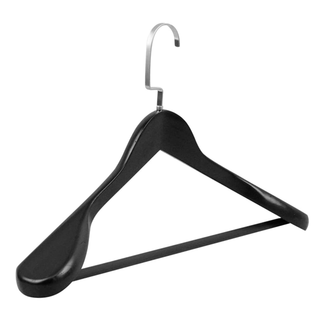 HOOTNEE 1Pc Multi Function Thicken Wide Coat Hanger Solid Clothes Hanger for Space Saving Drying Rack Material for Jackets Dresses and Trousers