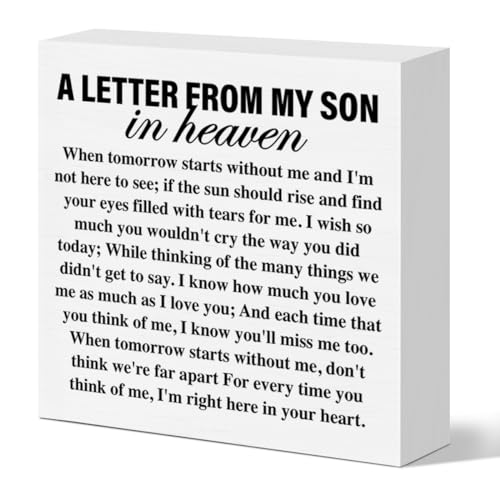 Memorial Sympathy Gifts for Loss of Son, Memorial Gifts for