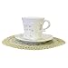 Produktbild baihua Blumenmuster Pad Stoff Vase Kissen Rund 16Cm