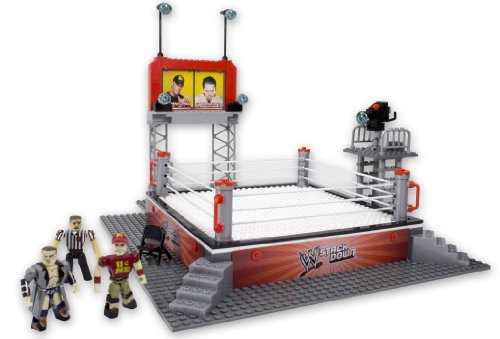 The Bridge Direct WWE StackDown Ring Set with Figures