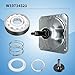 Upgraded W10734521 Washer Clutch Kit Compatible with Whirlpool, Maytag, Kenmore, Admiral, Amana, Crosley, Estate, Jenn-Air Washers, Replace Part # W10006484,W10006494,W10275082,W10447975,W10905025