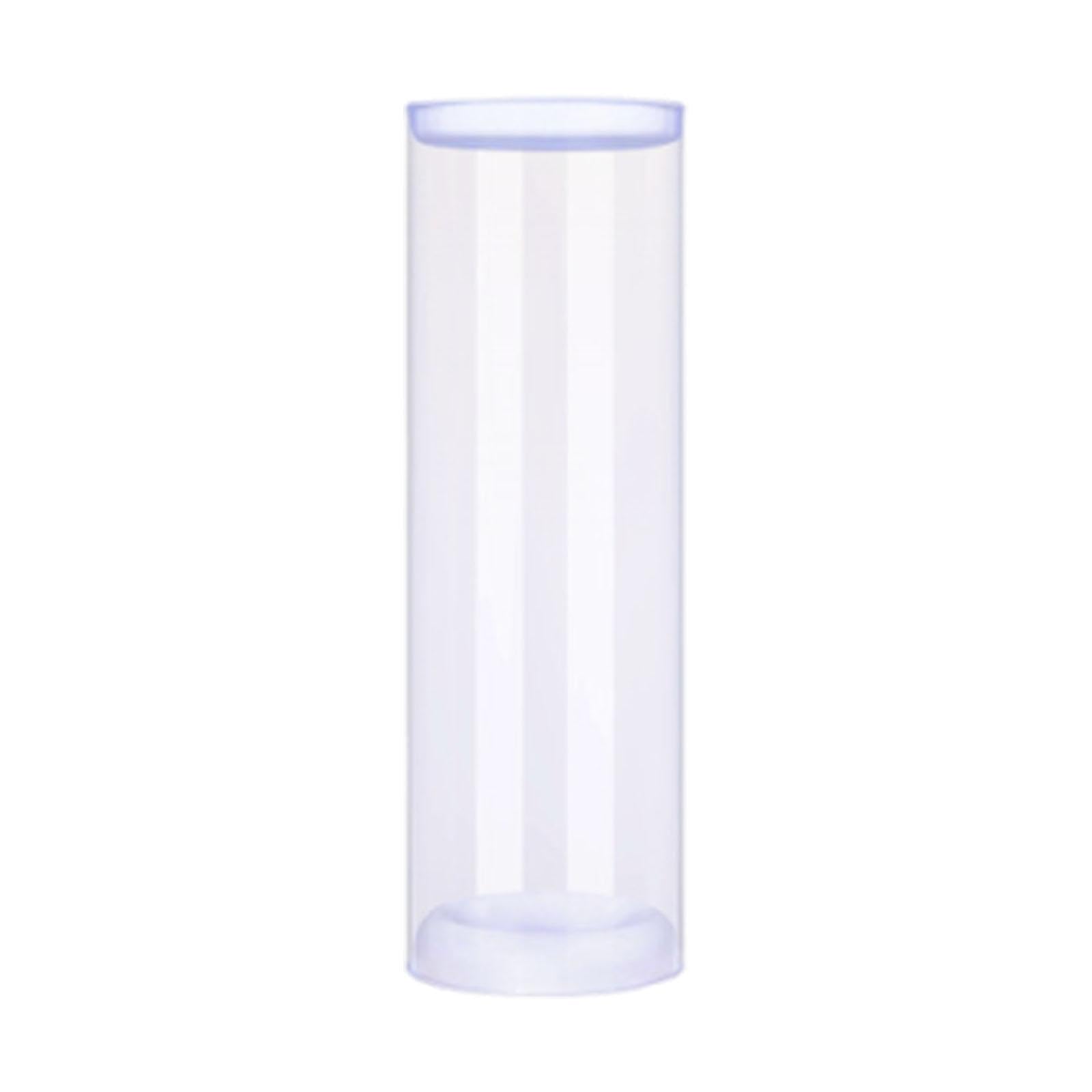 RNXRZANK Badminton Storage Tube, Compact, Reusable Badminton Shuttlecock Holder, Equipment Container, Clear Organizer for Shuttlecocks, Medium