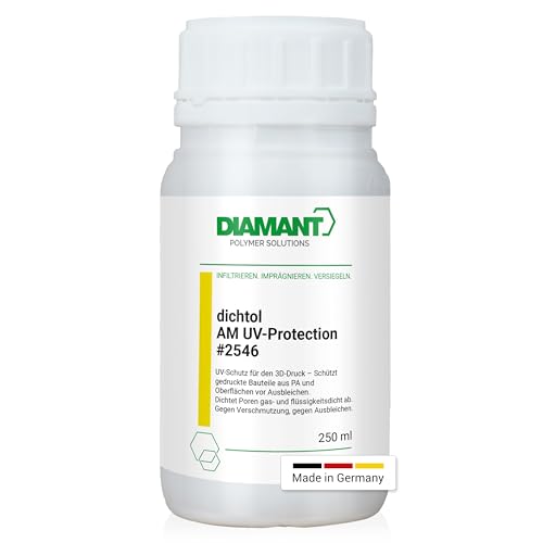 DIAMANT dichtol AM UV Protection 250 ml – Versiegelung für 3D-Druck Bauteile | UV-beständig & wasserdicht | Für PLA, ASA, ABS & SLS | Imprägnierung gegen Verfärbung & Ausbleichen