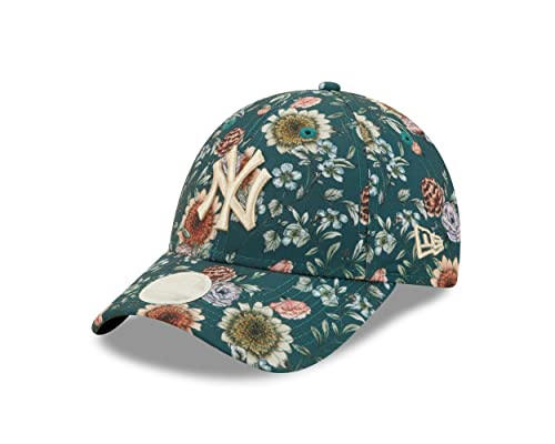 New Era New York Yankees MLB Floral Green 9Forty Adjustable Women Cap - One-Size