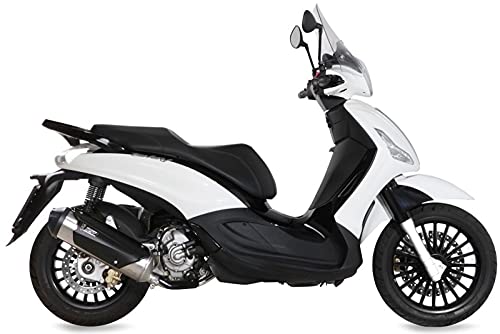 IMPIANTO COMPLETO (KAT) PIAGGIO BEVERLY 125 2015 SCARICO COMPLETO (KAT) MIVV TERMINALE URBAN INOX