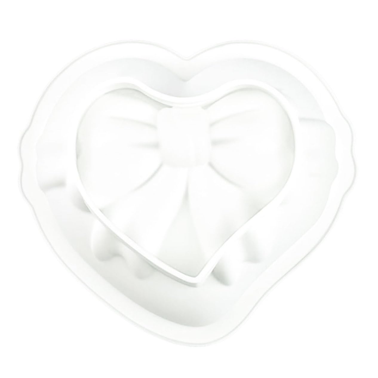 MAGICLULU 5pièces Moule Silicone Forme De Cœur Pour Gâteau Mousse Moule à Pâtisserie Antiadhésif Pour Et Desserts Outil De Cuisine Silicone Et Facile à Nettoyer