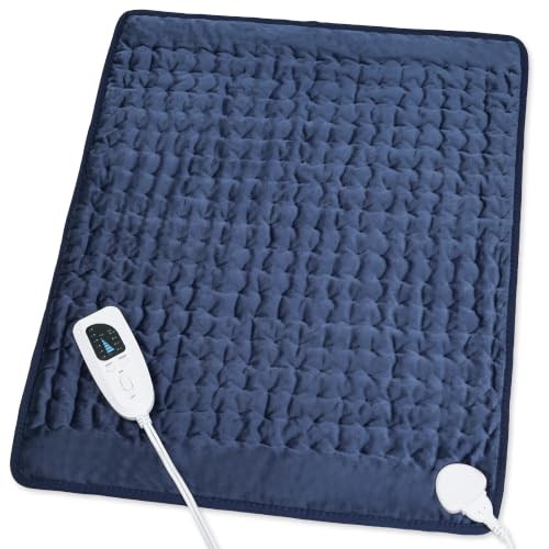 Image of Heating Pad,Electric Heating Pads,Heating Pad for Back,DarkBlue,24x20 Inch