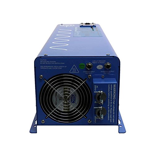Aims Power 6000 Watt Pure Sine Inverter Charger 48Vdc & 240Vac Input To 120 And 240Vac Output 50 Or 60Hz #TOP1