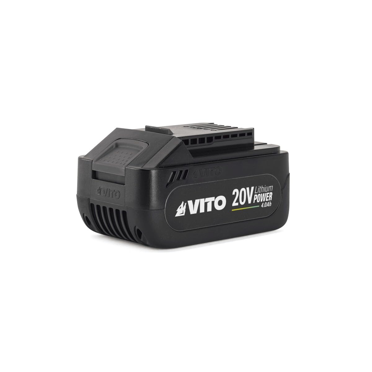 VITO - Tamaño de setos a batería de 20 V, hoja de 51 cm + 1 batería de 4,0 Ah + cargador rápido mango giratorio 90 °, mantenimiento setos y arbustos