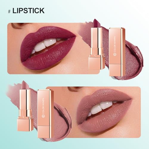 Color Nymph All In One Makeup Kit, Makeup Gift Set for Beginners Teenager Girls with Eyeshadow Palette Blush Lipstick Lip Pencil Eye Pencil Brush Mascara Portable Bag - Thumbnail 5