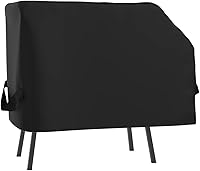 Vista 1 de Cubierta de parrilla para parrilla Blackstone de 17 pulgadas y 22 pulgadas con capucha y soporte, cubierta impermeable de poliéster resistente 600D