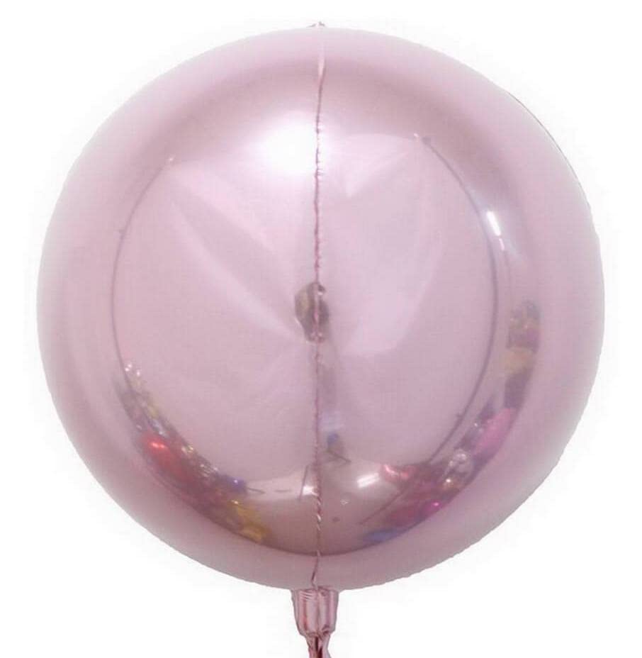 Light Pink 4D Foil Balloon, 55cm (2 pack) - Image 2