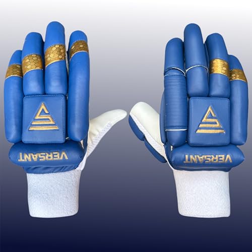 Image of VERSANT PRO DG Cricket Batting Gloves with PITTARD Palm (MI-GT Edition, Men Size, Right Handed)