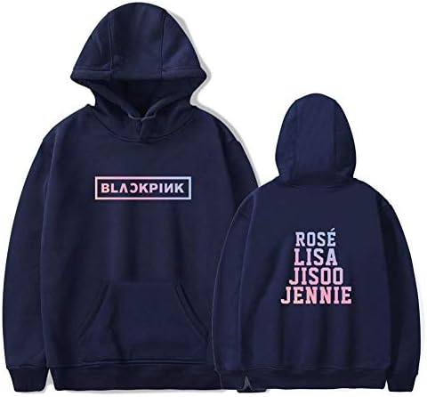 Kpop Blackpink Hoodie Pullover Unsiex Jisoo Jennie Rose Lisa Same Style Sweater Sweatshirt