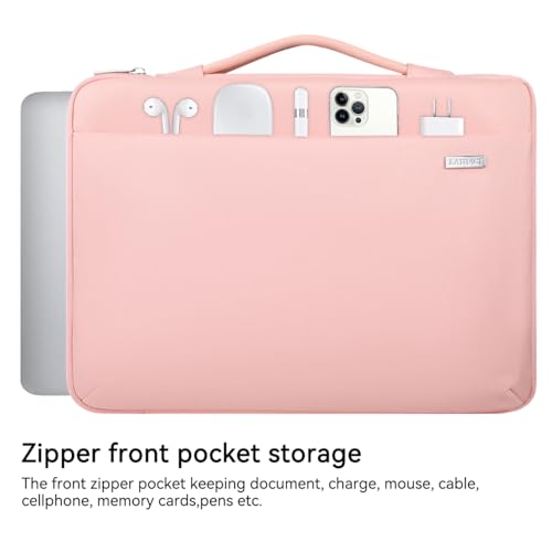 LANDICI Laptop Case Sleeve 15.6 16 Inch with Handle for Women Ladies 360° Protective Waterproof Computer Cover Bag Compatible with MacBook Pro 16 - Image 2