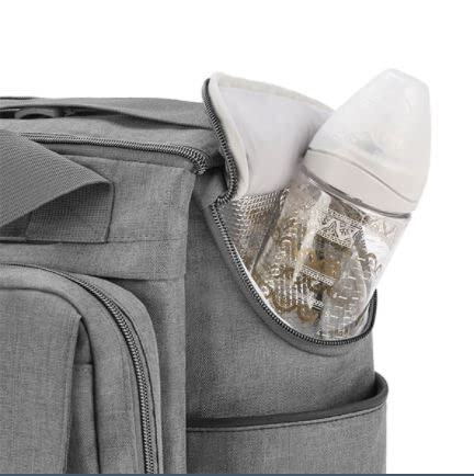 Borse a tracolla marca Inglesina. Modello DUAL BAG APTICA KENSINGTON GREY