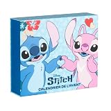 Cerdà Disney Lilo et Stitch Calendrier de l’Avent Papeterie 2026-24 jours de surprises avant Noël - Coffret cadeau sous licence officielle