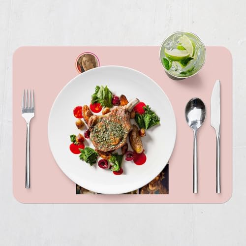 Set de table napperons rose Botticelli liège idée cadeau créatif