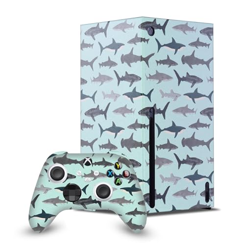 Skin Xbox Series X Andrea Lauren Requins autocollant console et manette