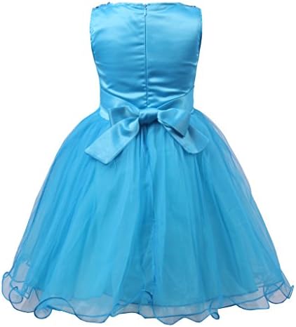Robe De Fête Junior Fille Taille 5 - Bleu Royal, Paillettes, Tulle - Neuf Avec étiquettes