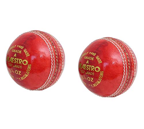 Balle de cricket CW Maestro cuir étanche et coutures robustes 156 GM