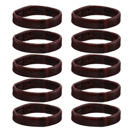 Listado de Anillos con presillas más recomendados. 41 Healeved Sujetacorrea De Reloj De Cuero Repuesto 10 Piezas Con Anillos De Retención Universal Para Correa De Reloj Compatible Con Uso Profesional Y Casual