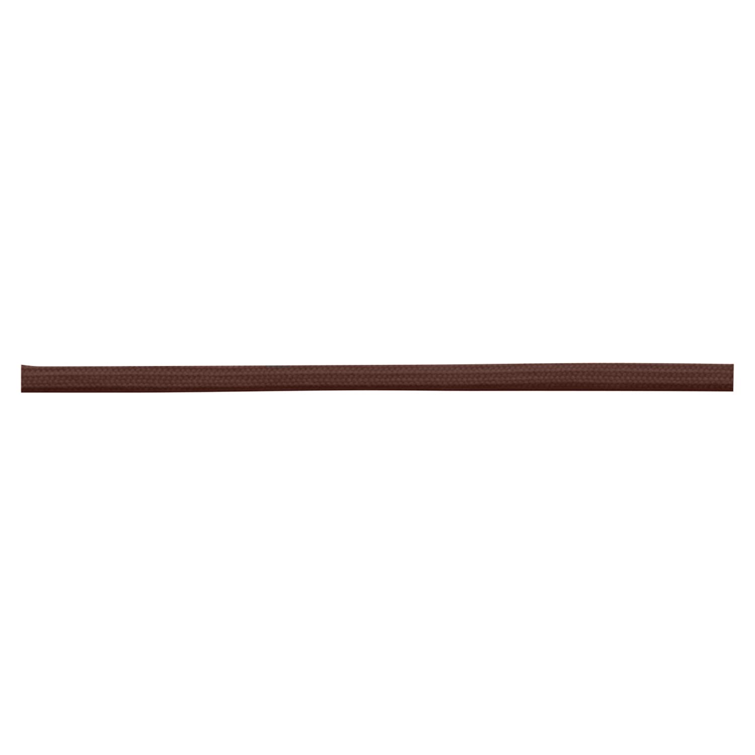Cordon plat polyester marron anti-glisse grain de pierre 30m