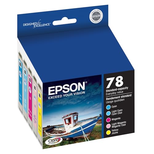 Epson 78 Genuine Hi-Definition Ink 5-Pack Color Combo T078920 - image 2