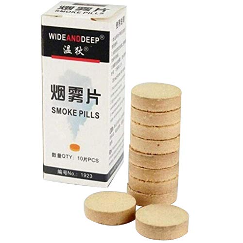Zoloyo Combustion Smoke Cake White Combustion Smoke Cake White Smoke Effect Bomb Photographie Aids, 20 PCS Cover