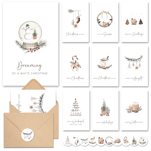 Audree Christmas Cards With Envelopes & Matching Stickers cover