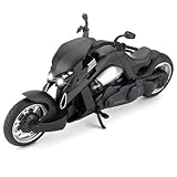 BDTCTK 1:12 Compatible for Travertson V-rex Motorcycle Toy Car, Model Car, Collection and Decoration Gift Toy for Adults and Kids Boy Girl (Black)