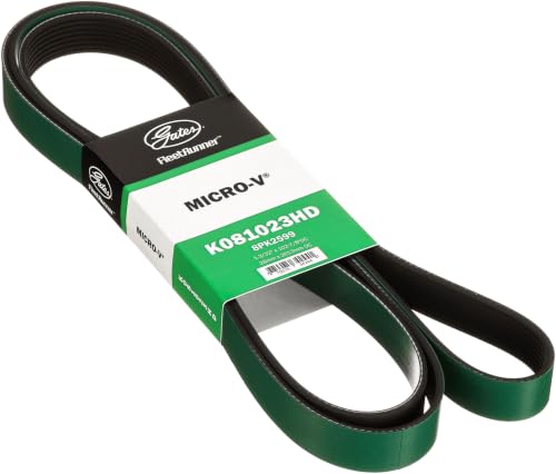 Courroie Gates K081023HD trapézoïdale pour moteur de véhicule lourd