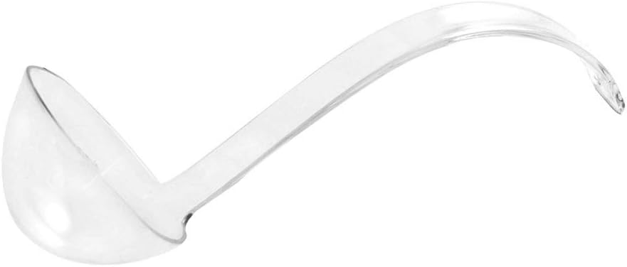 Clear Plastic Ladle - Case Pack of 36 - For Buffets, Banquets, Catering & Kitchen Service