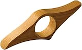 ROBUST: Aus schön gemasertem, sehr robustem Hartholz (Buche), 2-fach geölt, mit abgerundeten Kanten. Haptisch perfekt. Ein Handschmeichler.
