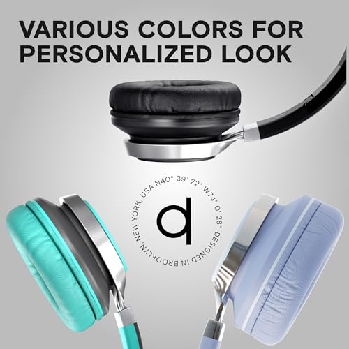 Image of ARTIX CL750 Headphones Wire with Mic & Volume Control, Noise Isolating On-Ear Headphones for Computer and Laptop Wired, Plug in Corded Headphone Over Ear with Wire (Foldable, Aux Jack 3.5mm)