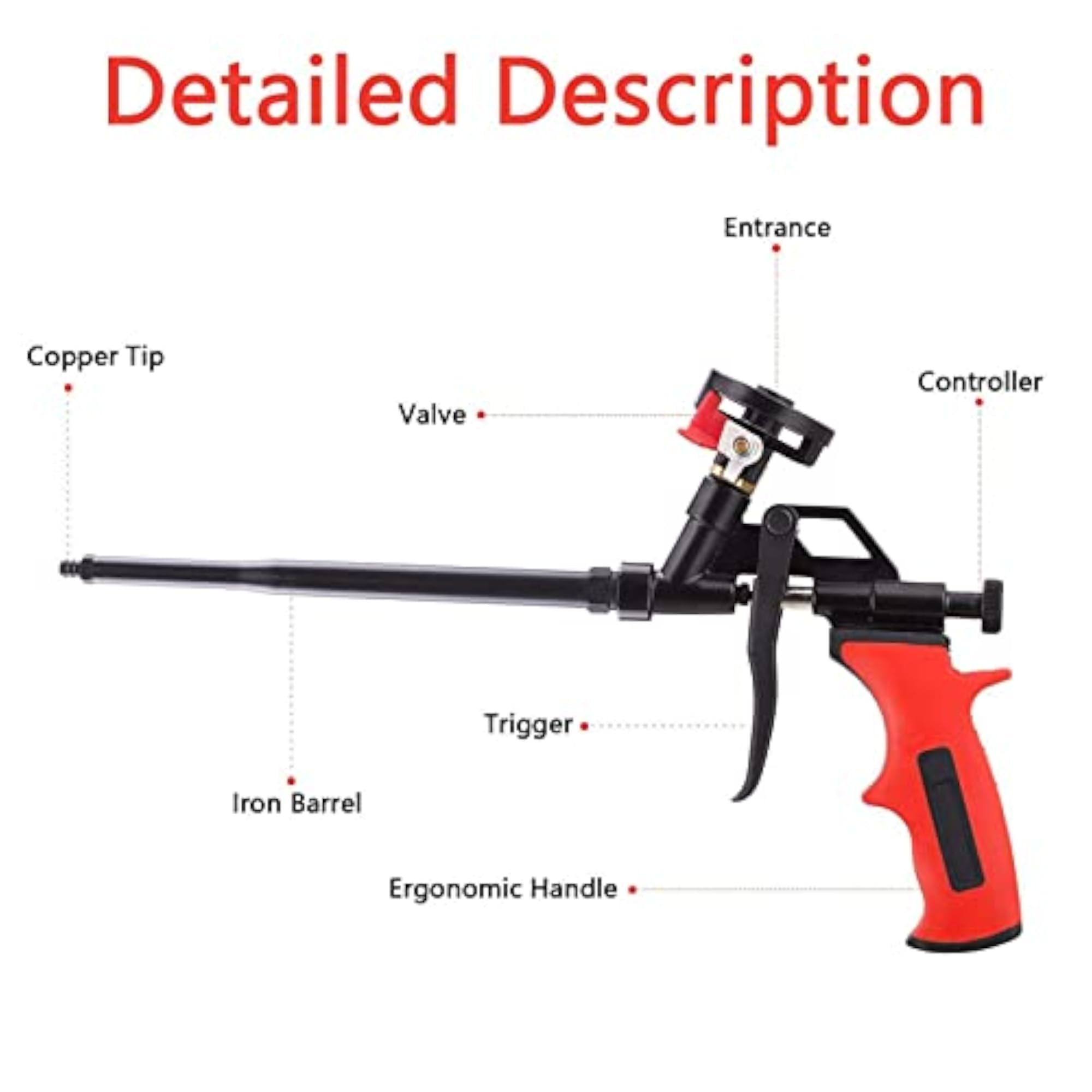 Professional Portable Foam Gun Sprayer Caulking Gun
