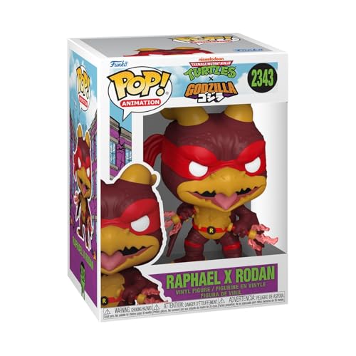 Funko POP! Animation: Godzilla x Teenage Mutant Ninja Turtles - TMNT - Raphael as Rodan - Figura in vinile da collezione - Idea regalo - Prodotto ufficiale - Giocattoli per bambini e adulti