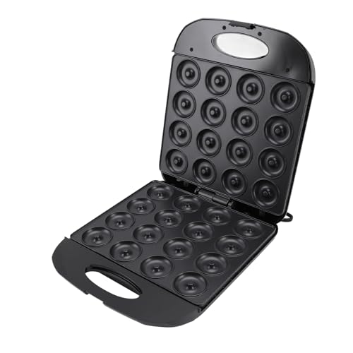 Yosoo Health Gear Mini Donut Maker Machine, 1400W 16 Small Donuts fryer Machine for Instant Breakfast Snacks, Desserts Smart Temperature Control Non stick (US Plug 110V 50Hz)